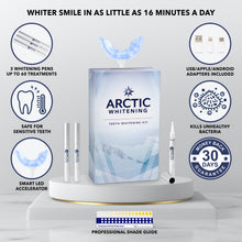 Load image into Gallery viewer, “Contents of Arctic Whitening Plus+ Kit – LED Light, Whitening Gel, Bonus Refill”